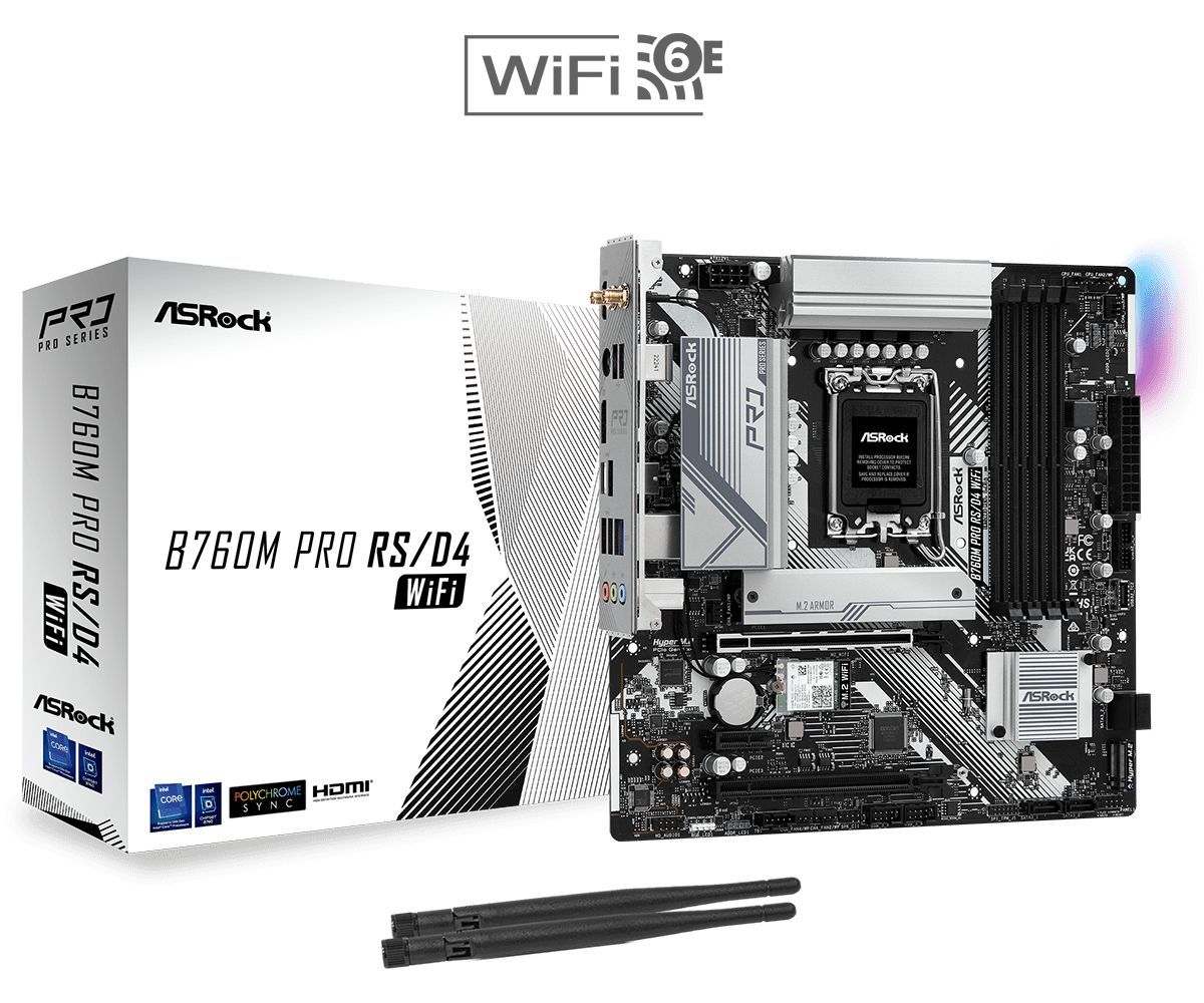 ASRock B760M PRO RS/D4 WIFI