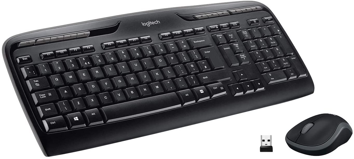 Logitech MK330 Wireless billentyűzet + optikai egér Black UK