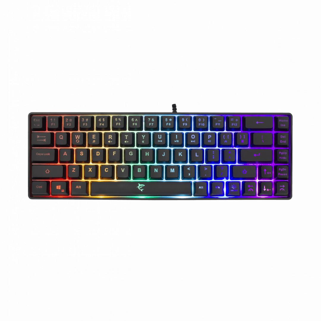 White Shark Ronin RGB Gaming keyboard Black US