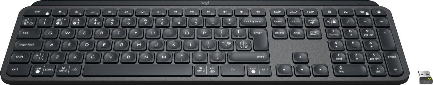 Logitech Mx Keys for Business Wireless Keyboard Graphite UK