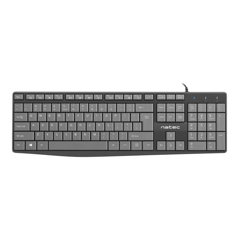 natec Nautilus Keyboard Black/Grey US