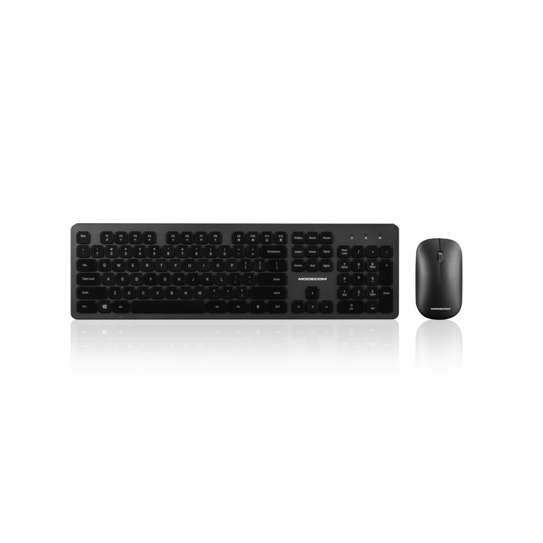 Modecom 5200C Wireless Keyboard Combo Black UK