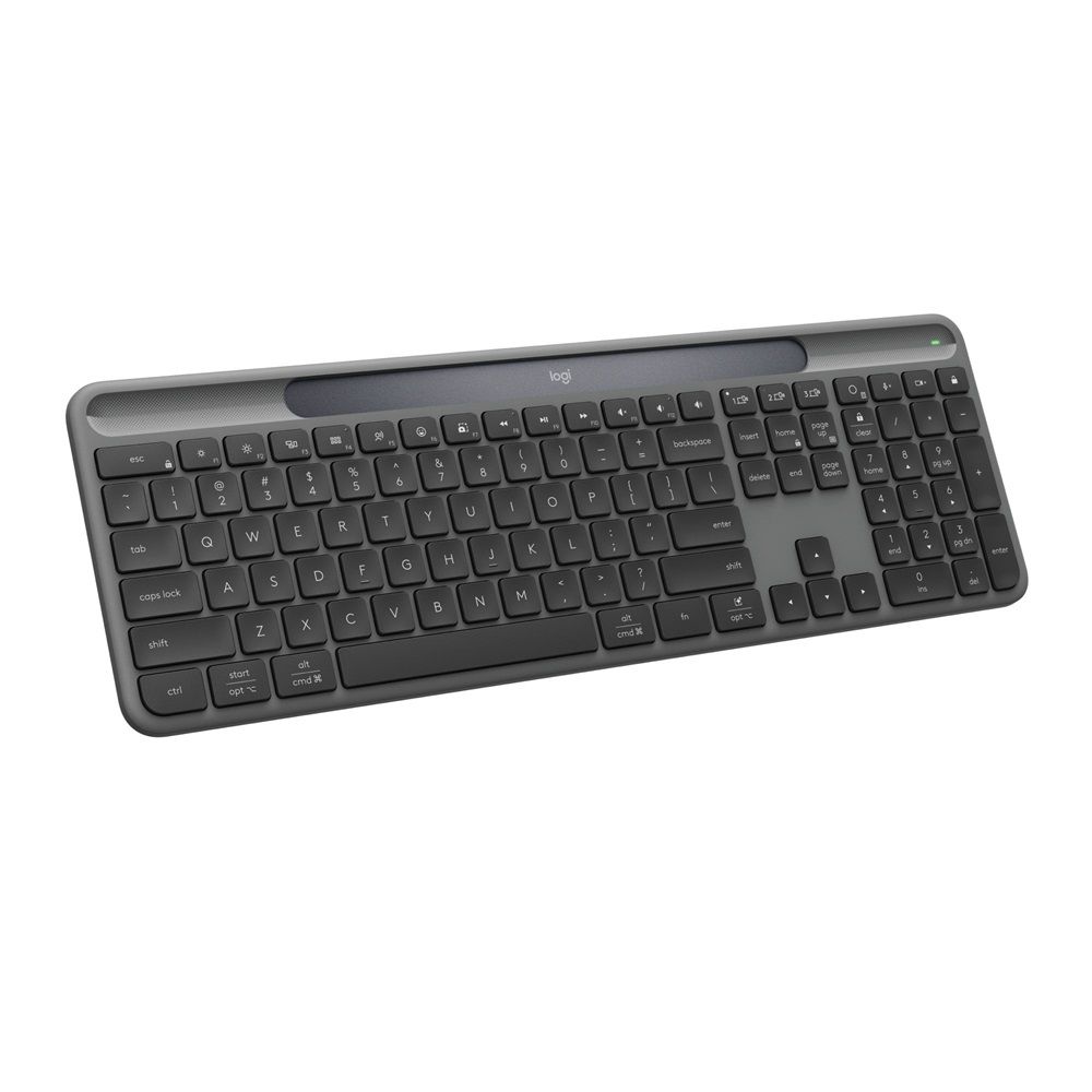 Logitech Signature Solar Bluetooth Keyboard Graphite US