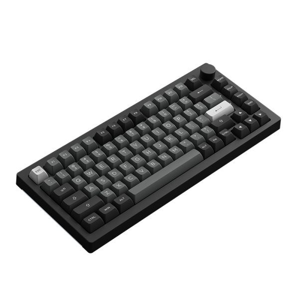 Akko 5075B Plus V3 PRO Cream Yellow RGB Keyboard Black/Silver UK