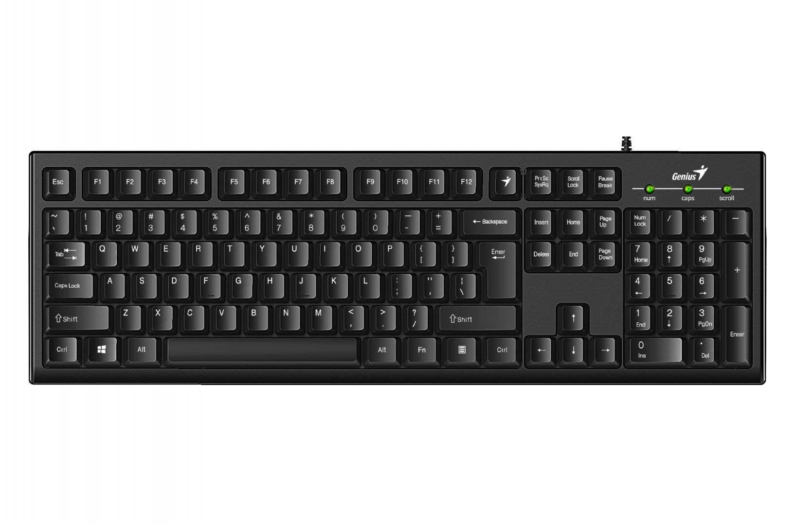 Genius Smart KB-100 billentyűzet Black HU