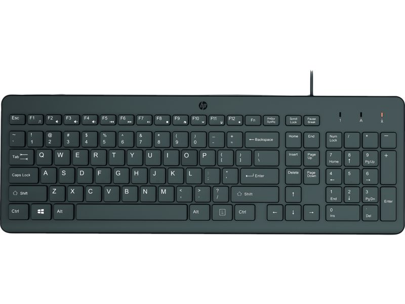 HP 150 Wired Keyboard Black HU