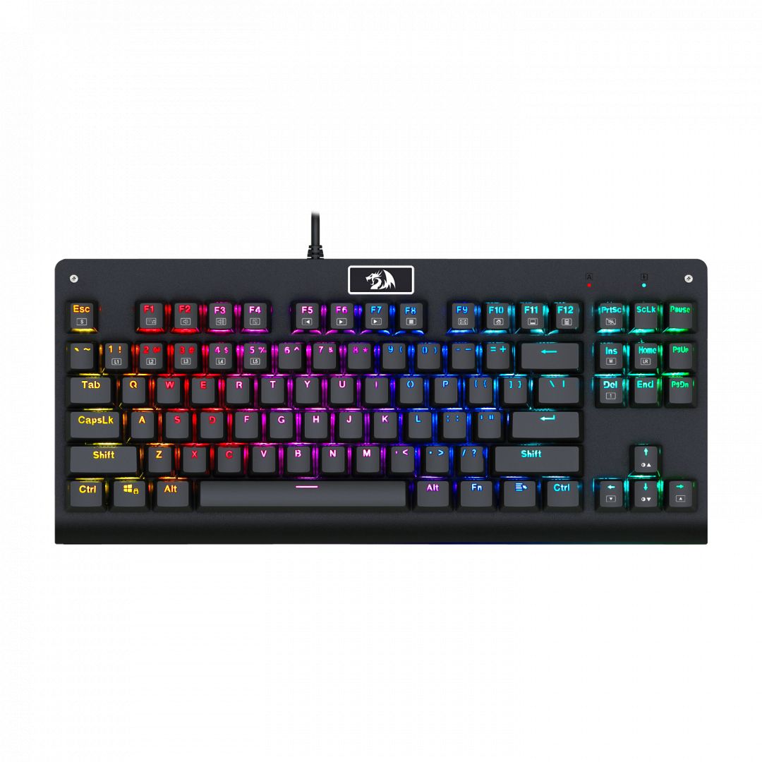 Redragon Dark Avenger RGB Blue Mechanical Gaming Keyboard Black HU