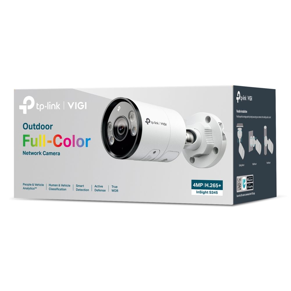 TP-Link InSight S345 VIGI 4MP Outdoor Full-Color Bullet Network Camera