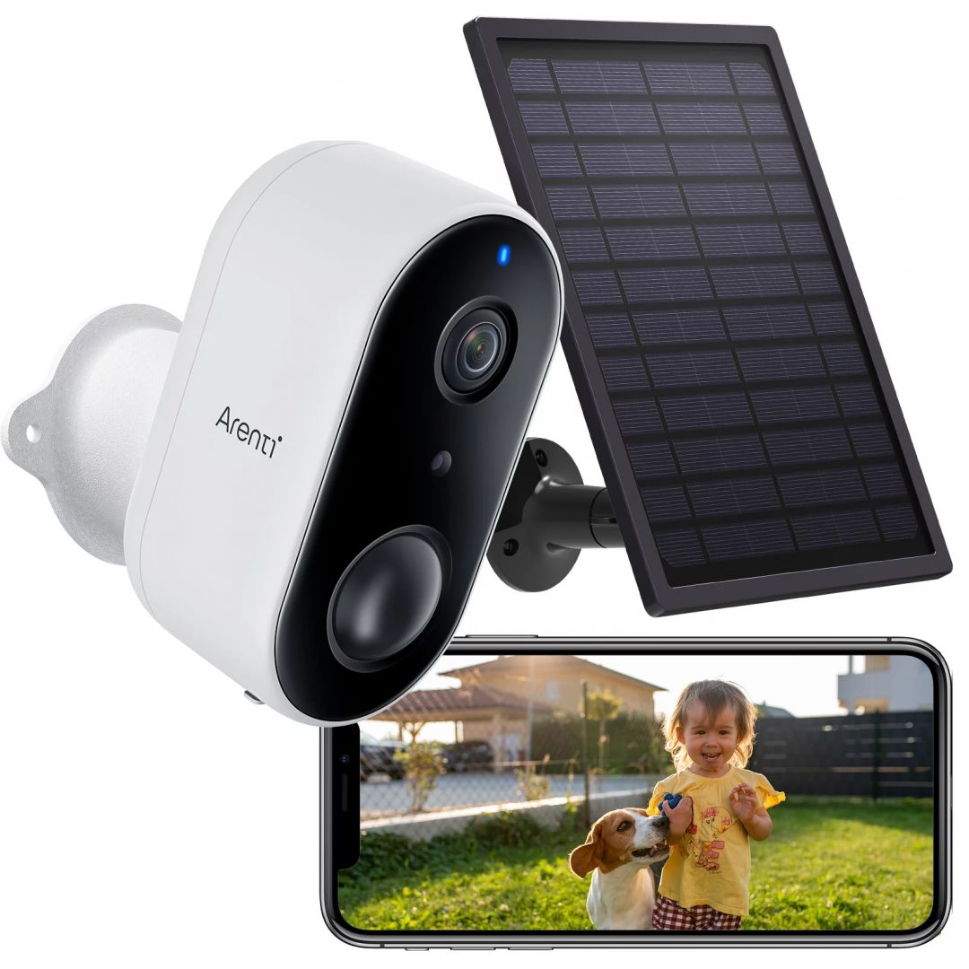 Laxihub Arenti GO1 & SP Outdoor Battery Rechargeable Wi-Fi Full Camera & Solar Panel