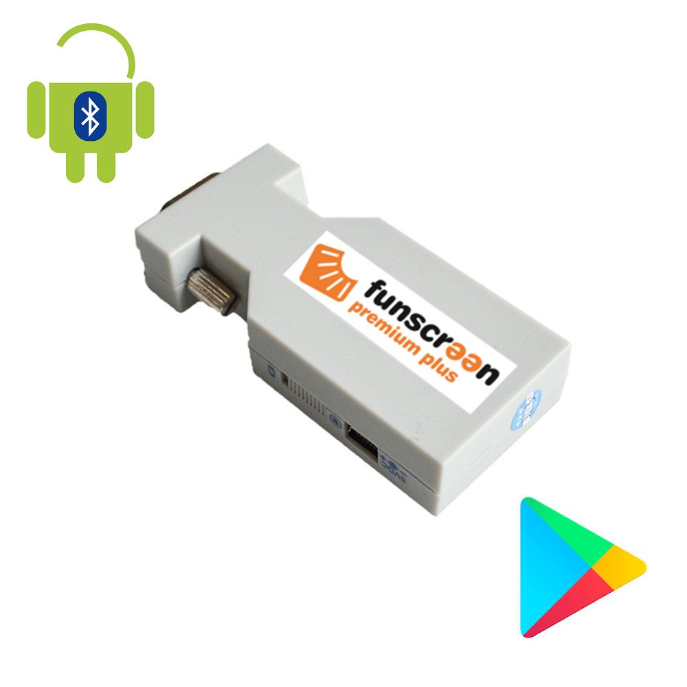 Funscreen Premium vászon bluetooth vezérlés White