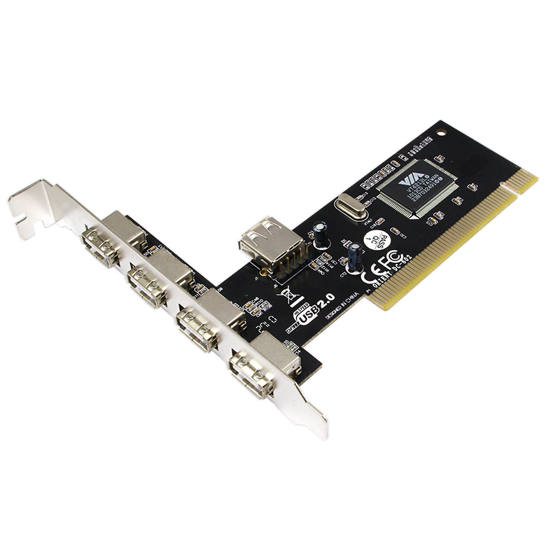 Logilink PC0028 PCI interface card USB 2.0 4+1