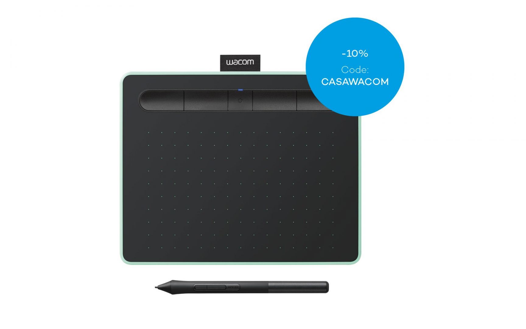 Wacom Intuos S Bluetooth Pistachio Black