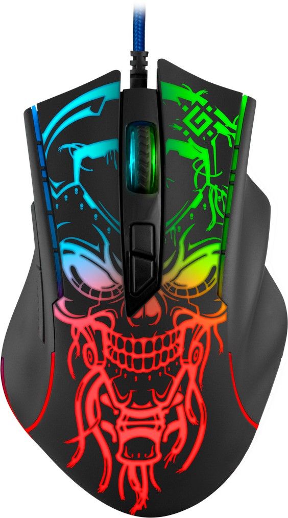 Defender GM-928 Bulletstorm RGB Gaming Mouse Black