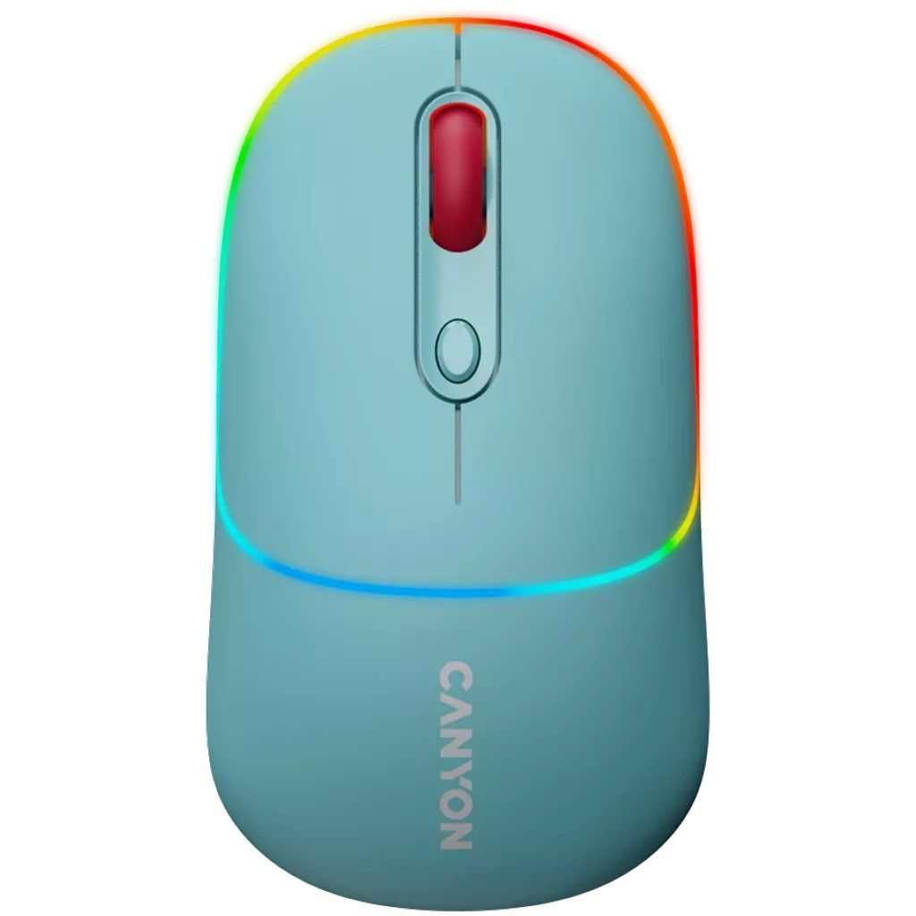 Canyon MW-22 Dual Band RGB Wireless Mouse Dark Cyan