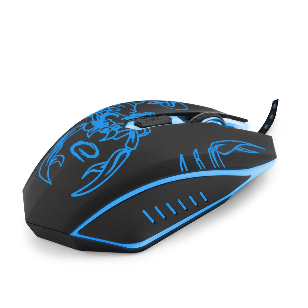 Esperanza MX203 Scorpio Gaming mouse Black/Blue