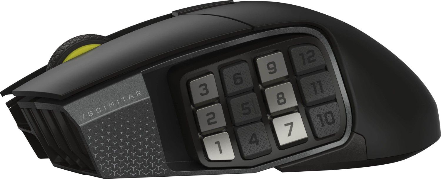 Corsair Scimitar Elite Se Wireless Bluetooth Gaming Mouse Gun Metal