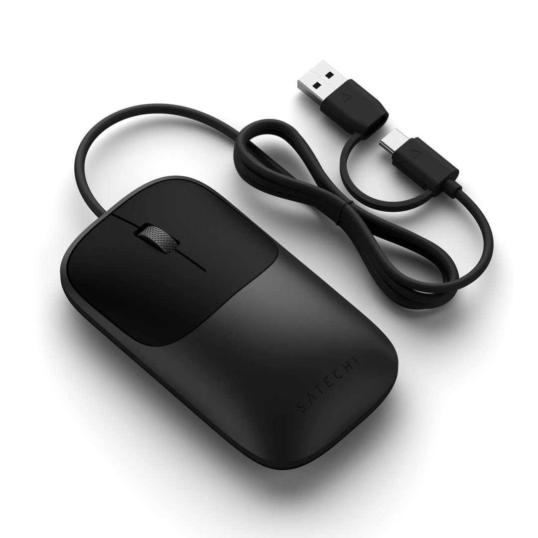 Satechi Slim LX Wired Mouse Space Black
