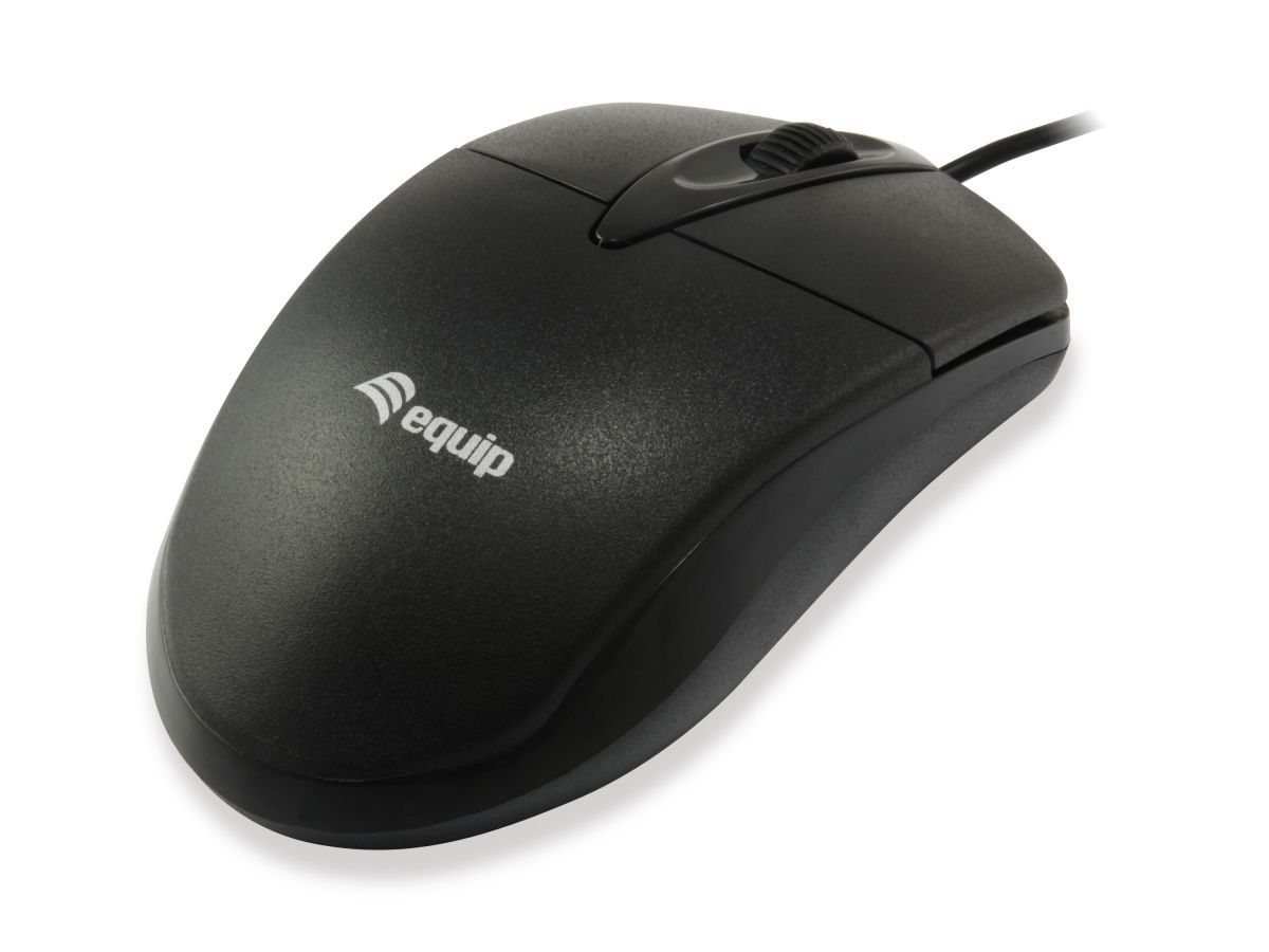 EQuip Optical Desktop Mouse Black