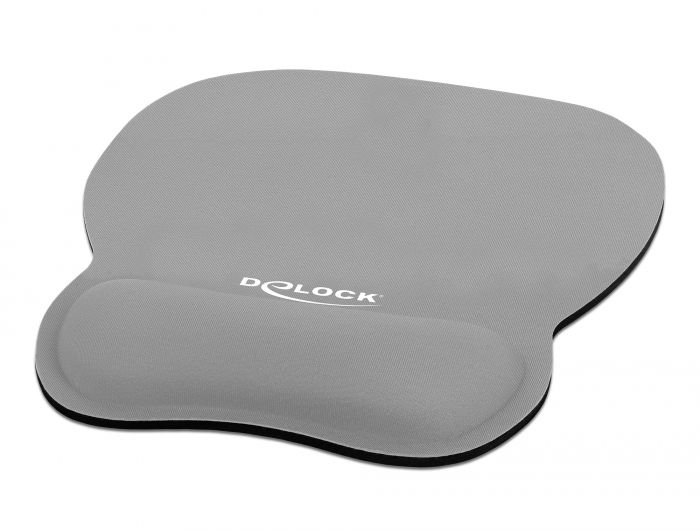 DeLock Ergonomic with Wrist Rest Egérpad Grey