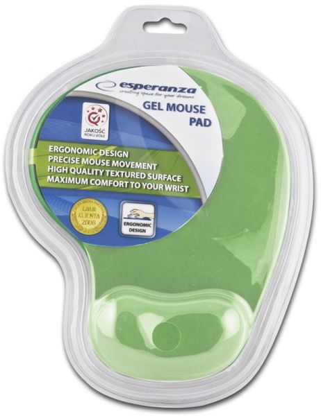 Esperanza EA137G Gel Egérpad Green