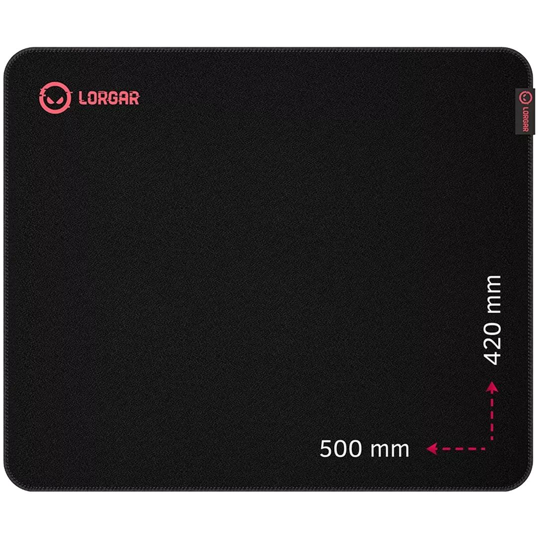 LORGAR Main 315 Egérpad Black/Red