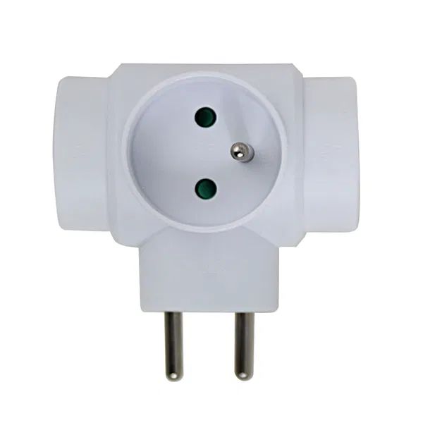 Esperanza Socket Splitter 3 Hálózati Elosztó 3DIN Fali White