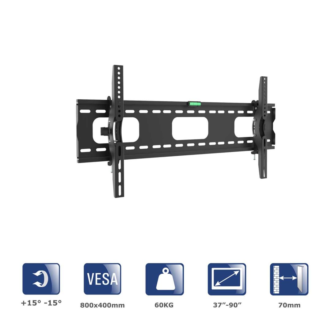 Akyga AK-MB-08 TV Wall Mount Bracket 60kg VESA 800x400mm 37-90