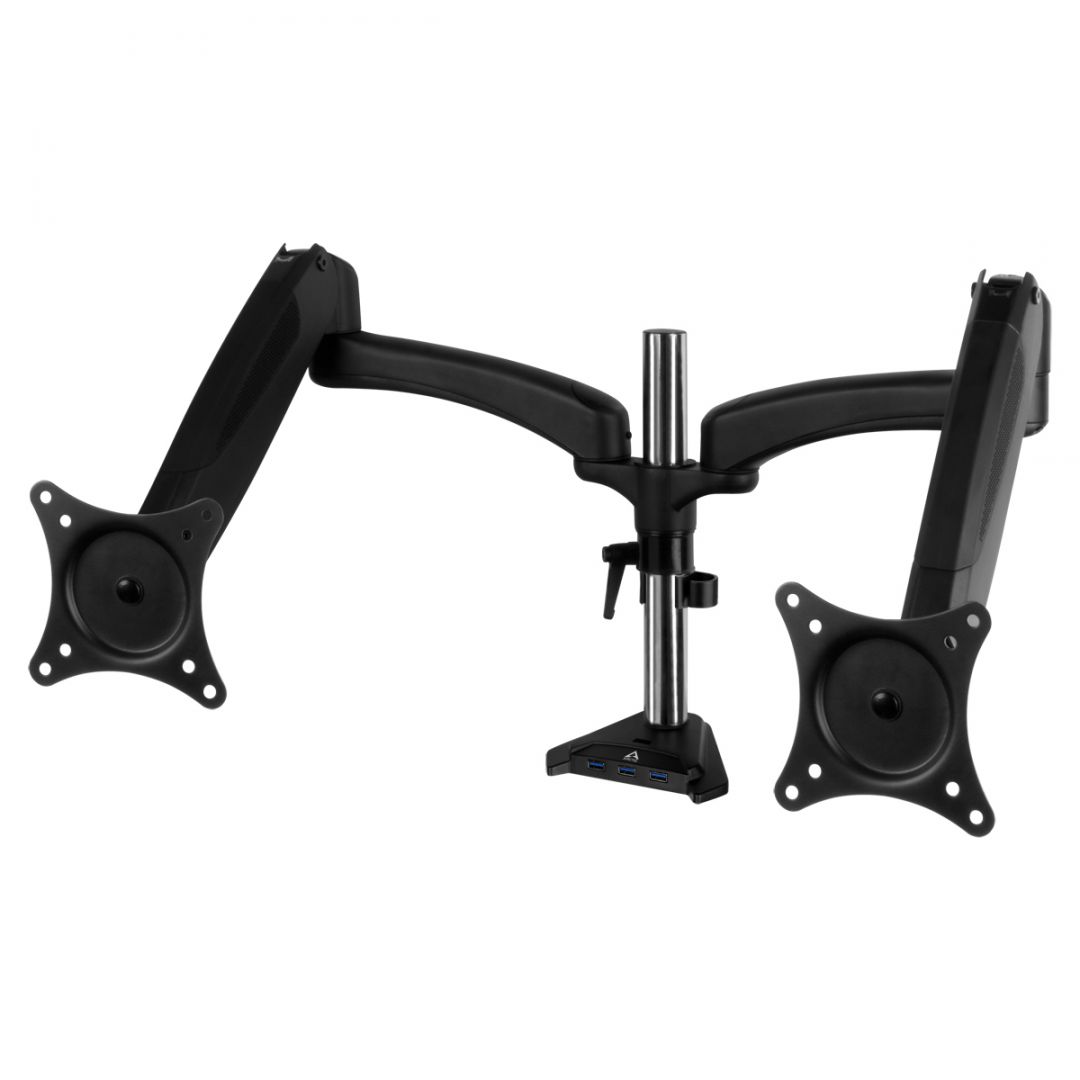 Arctic Z2-3D Gen 3 Desk Mount Gas Spring Dual Monitor Arm Black