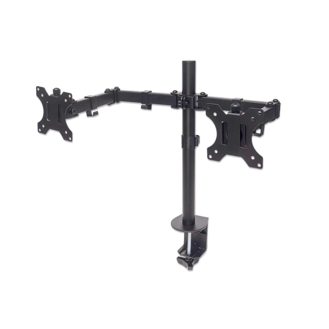 Manhattan Universal Dual Monitor Mount with Double-Link Swing Arms 13