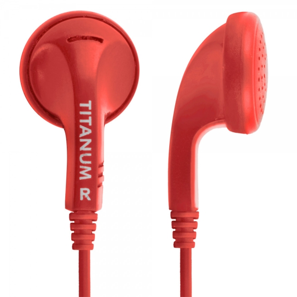 Esperanza Titanium Earphones Red