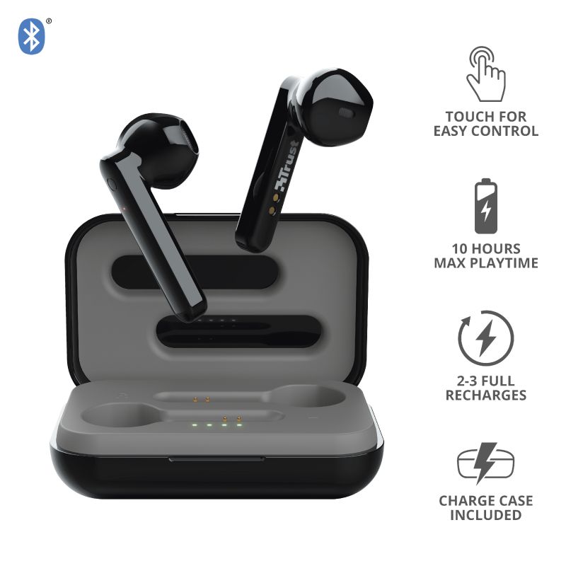Trust Primo Touch Bluetooth Headset Black