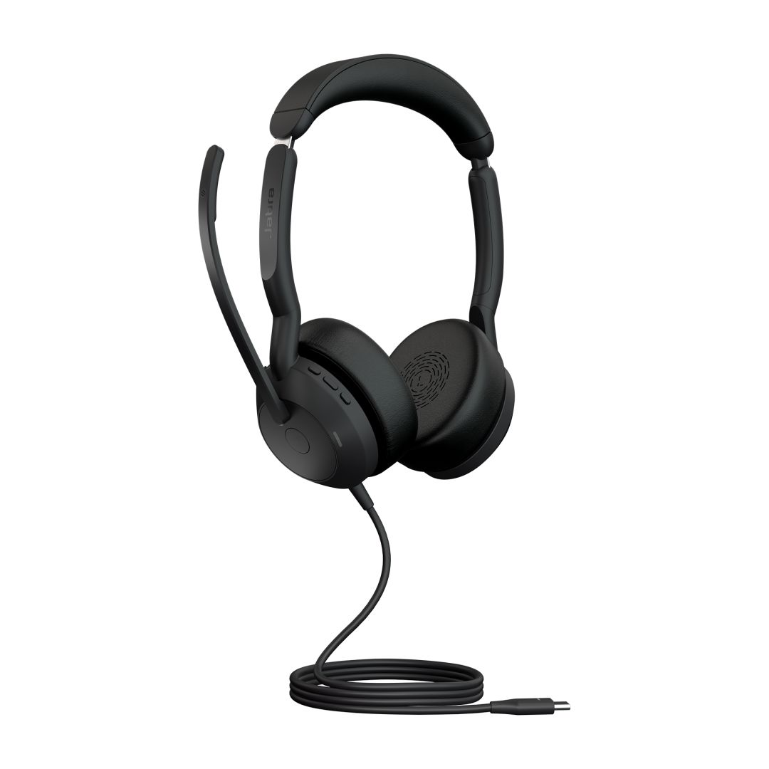 Jabra Evolve2 50 USB-C UC Stereo Bluetooth Headset Black