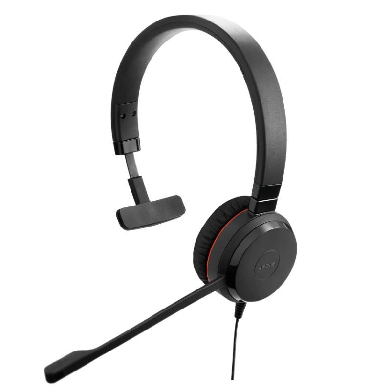 Jabra Evolve 30 II MS Mono USB-C/A/3.5mm Headset Black