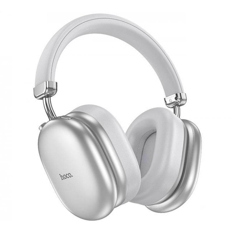 Hoco W35 Max Auspicious Bluetooth Headset Silver