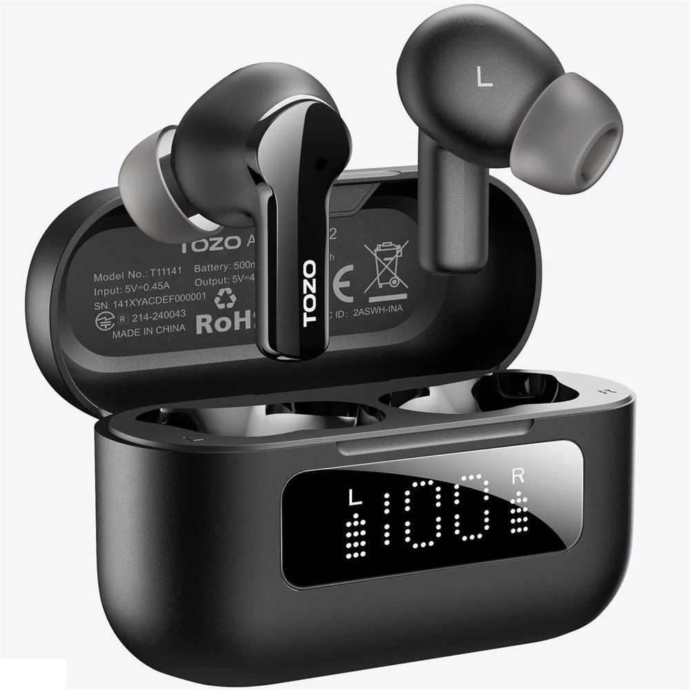 TOZO Aerosound 2 NC TWS Bluetooth Headset Black