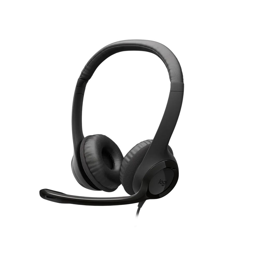 Logitech H390 USB-C Stereo Headset Black