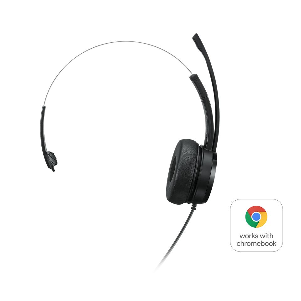 Lenovo 100 Mono USB Headset Black