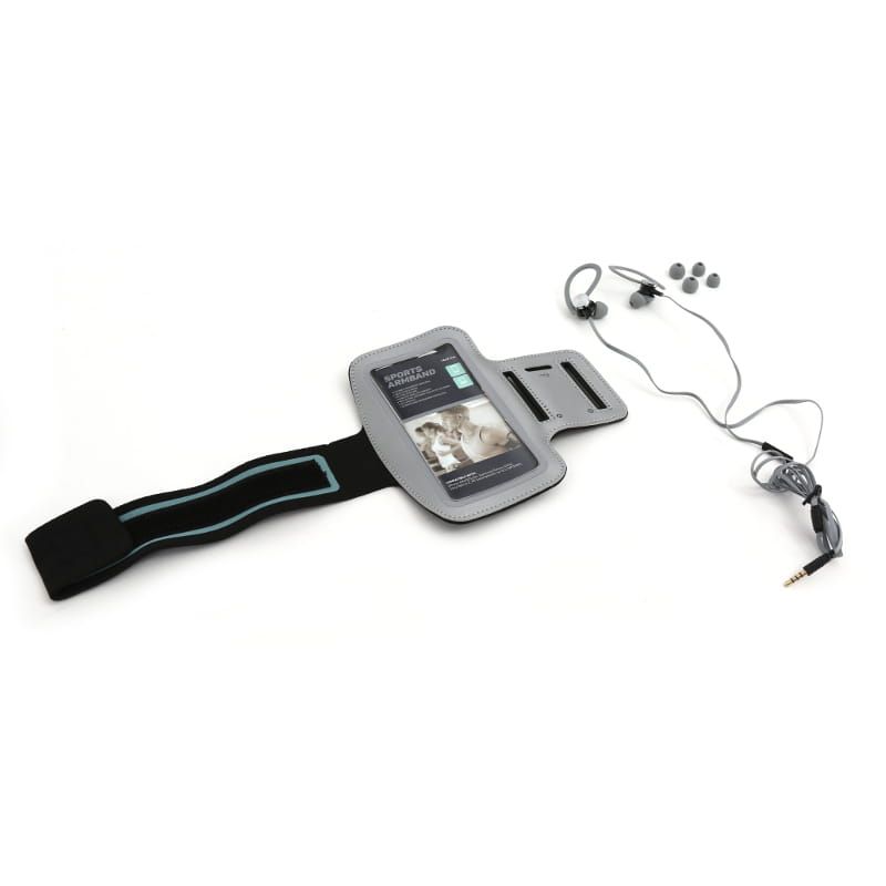 Platinet PM1070GR Sport Headset + Arm Band Grey