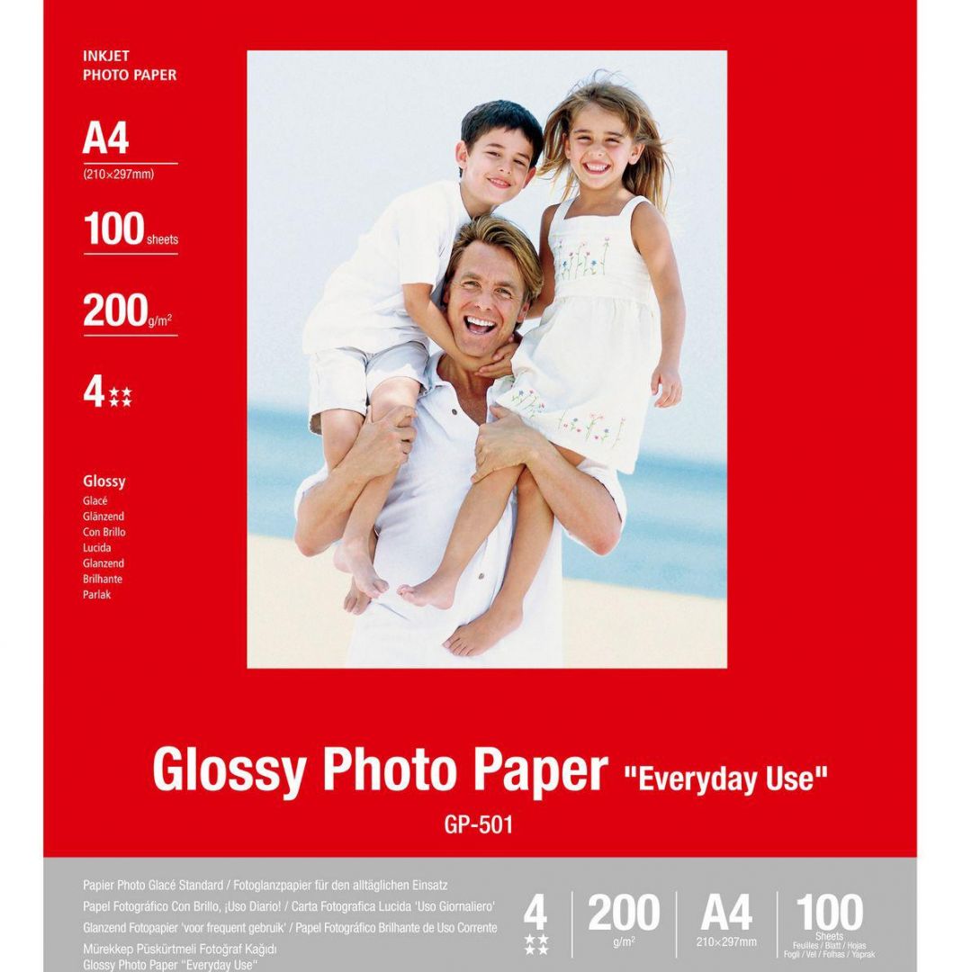 Canon GP-501 200g A4 100db Fényes Fotópapír