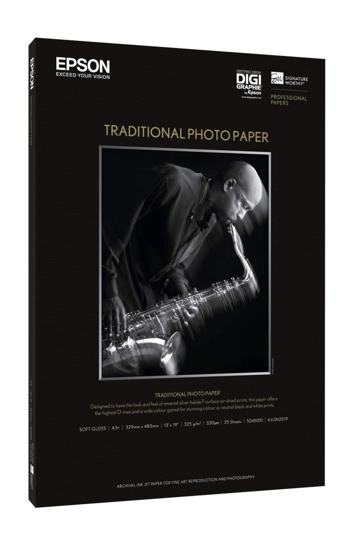 Epson Traditional Photo Paper 330g A3+ 25db Fotópapír