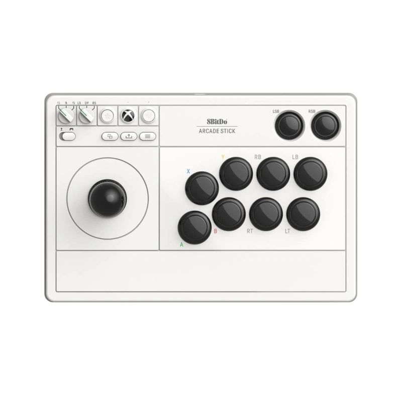 8BitDo Arcade Stick All Button Wireless Gamepad White