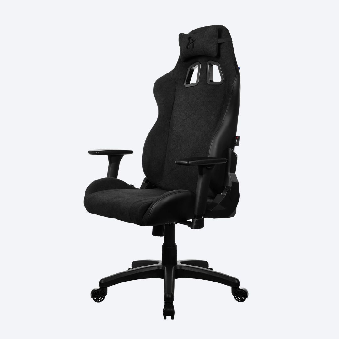 Arozzi Avanti Soft Fabric Gaming Chair Pure Black