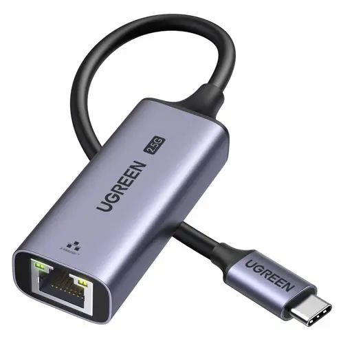 UGREEN USB-C to RJ45 2,5G Ethernet Adapter Grey