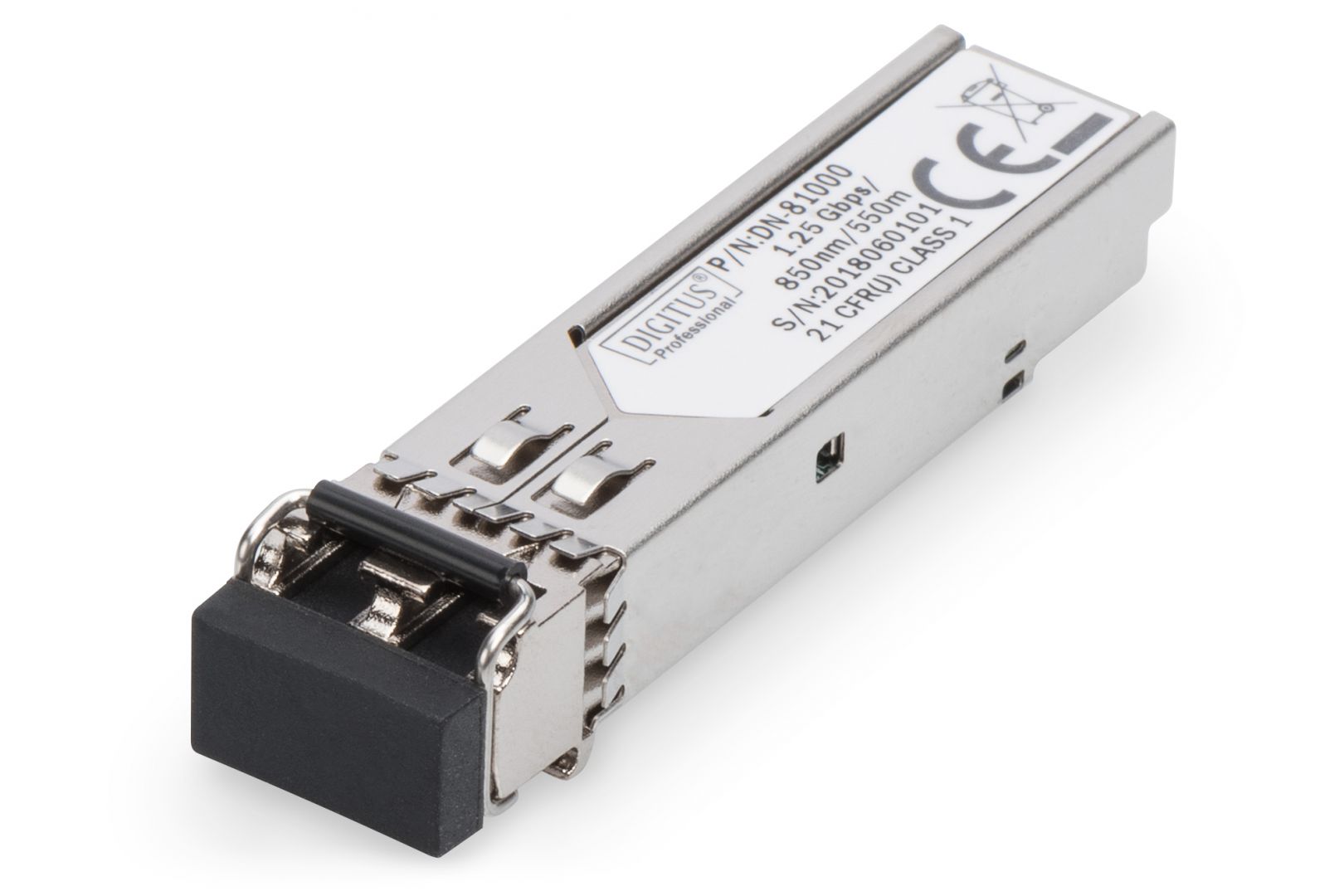 Digitus DN-81000-04 halózati adó-vevő modul Száloptikai 1250 Mbit/s SFP 850 nm