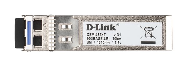 D-Link DEM-432XT 10GBase‑LR SFP+ Transceiver (10 Km)