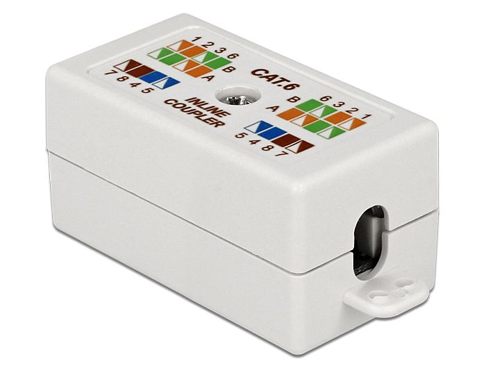 DeLock Junction Box for network cable Cat.6 UTP LSA toolless