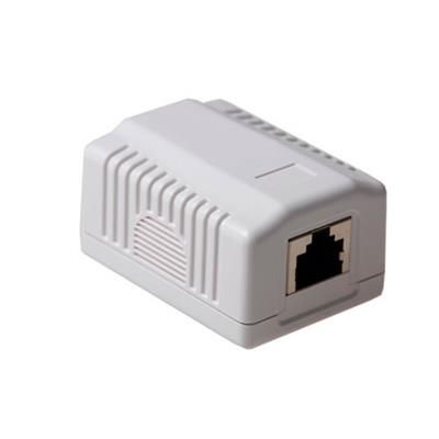 ACT Surface mounted box shielded 1 ports CAT6