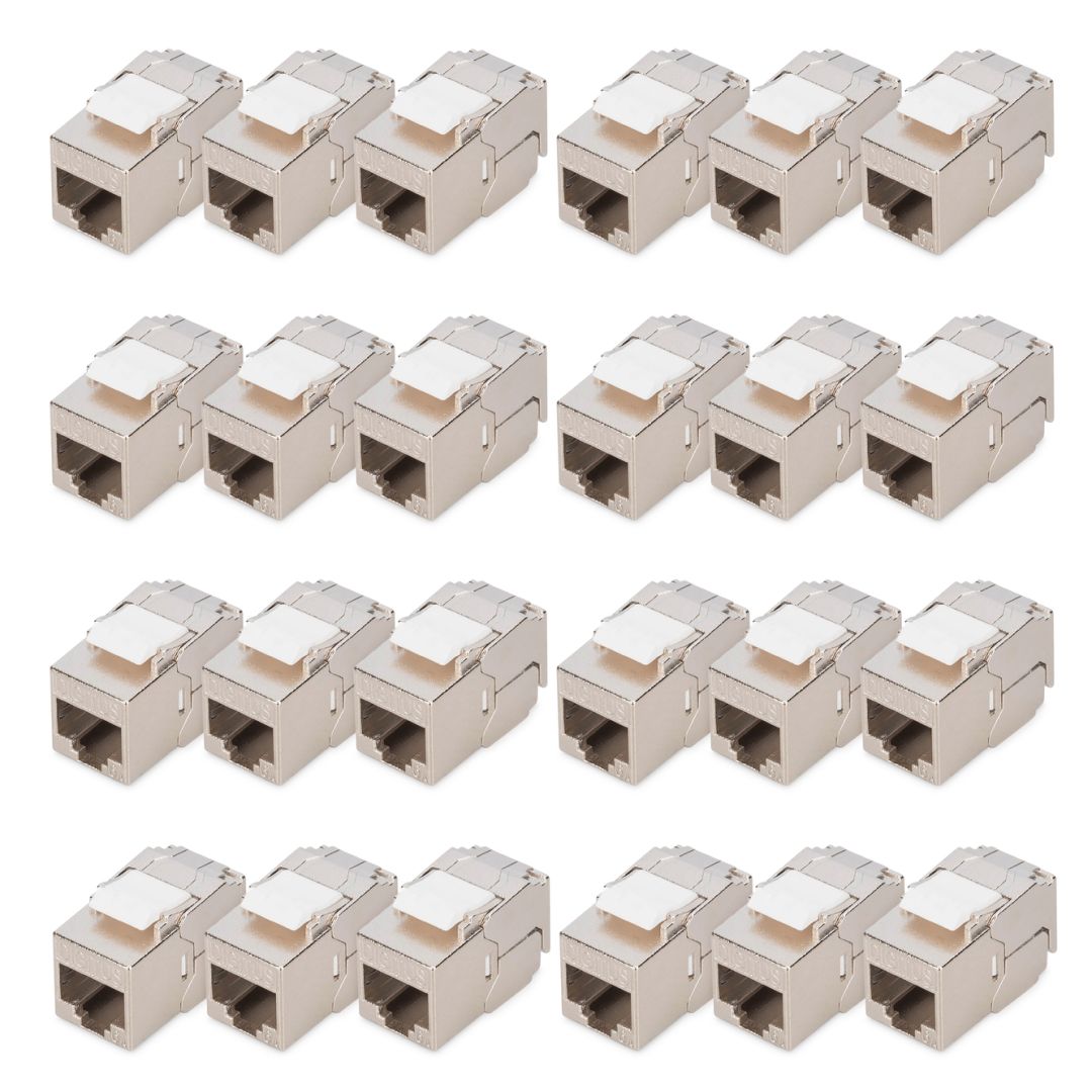 Digitus CAT 6A Keystone Jack, shielded,Re-embedded 24pc