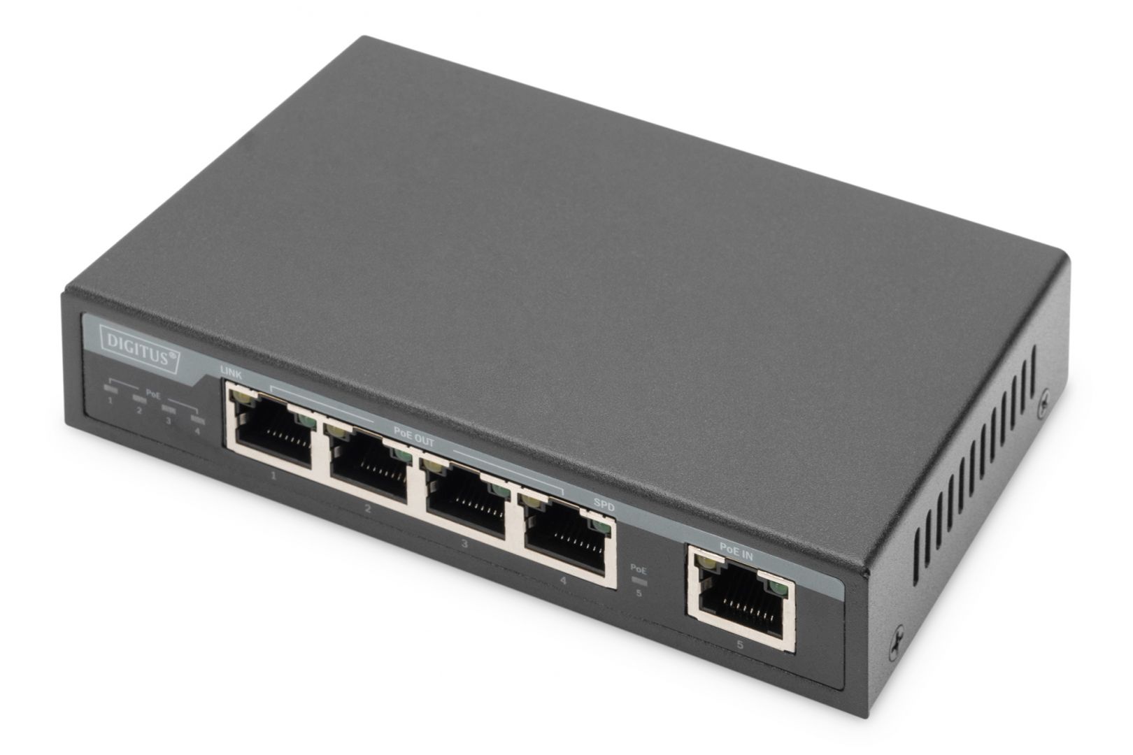 Digitus DN-95128-1 4 Port Gigabit 4PPoE Extender