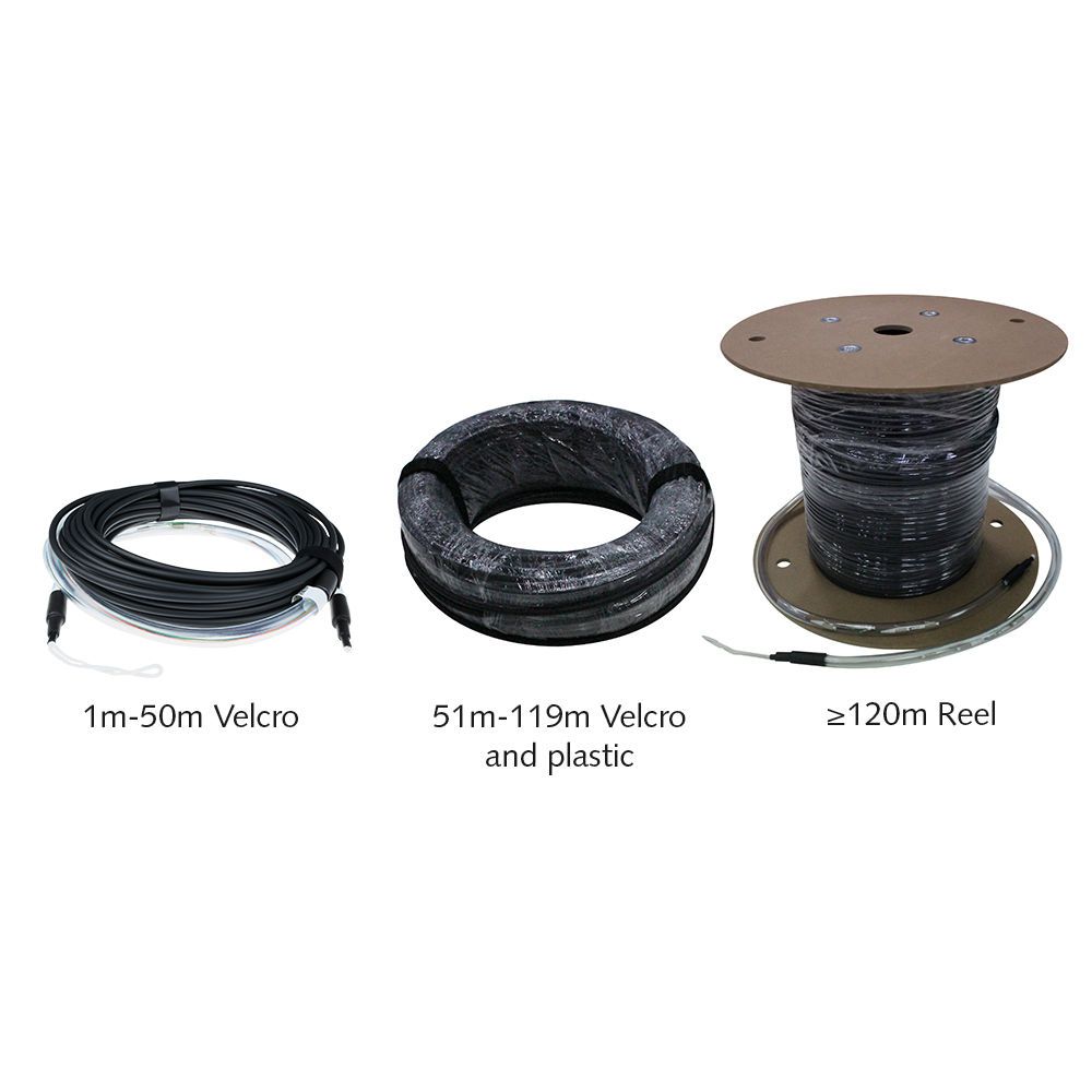 ACT Multimode 50/125 OM4 indoor/outdoor cable 4 fibers with LC connectors 40m Black